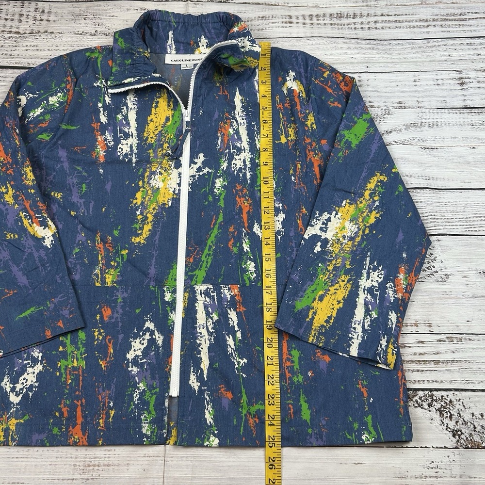 Colorful Abstract Bomber Jacket - Picture 2 of 7